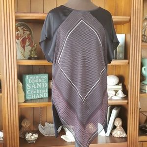 Worth hankerchief tunic blouse